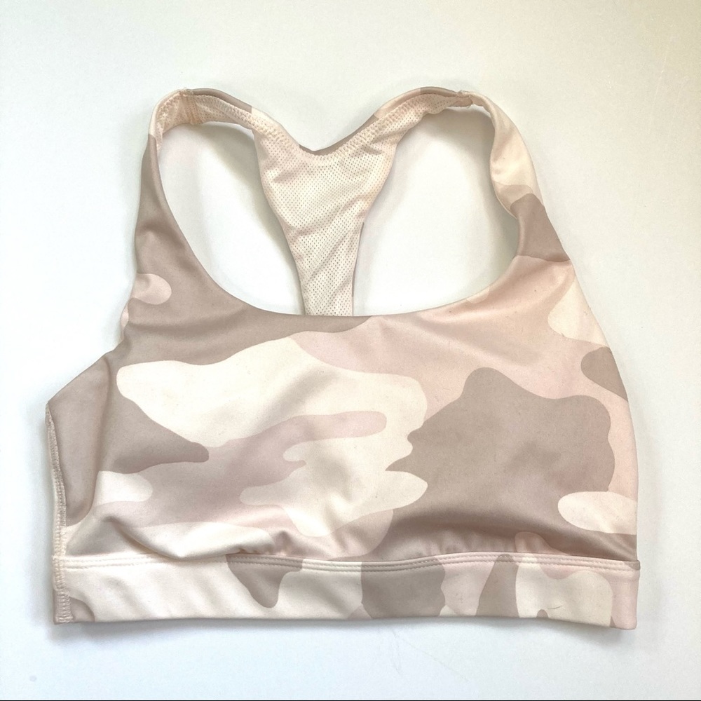 NWT All in Motion Athletic Bra in Creamy Camo